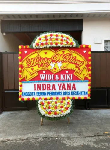 Papan Bunga Pernikahan banua anyar